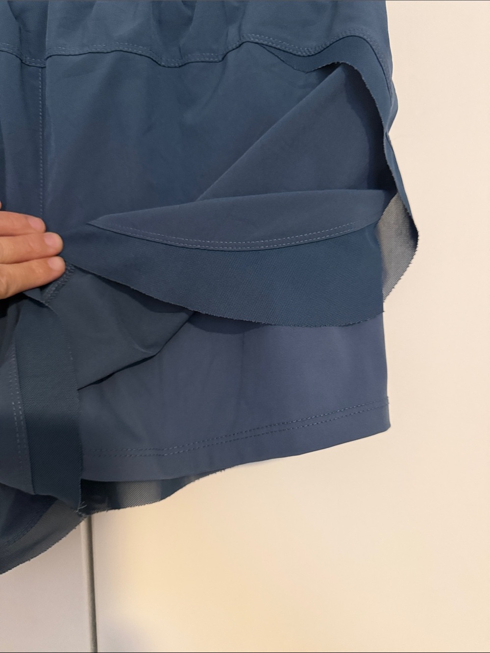 HALARA Slate Blue Layered Running Shorts - Picture 3 of 3